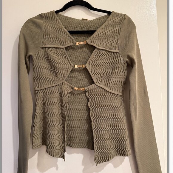 Cult Gaia Troi Knit Top Small NWT - Picture 5 of 7